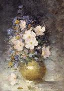 Nicolae Grigorescu Hip Rose Flowers oil